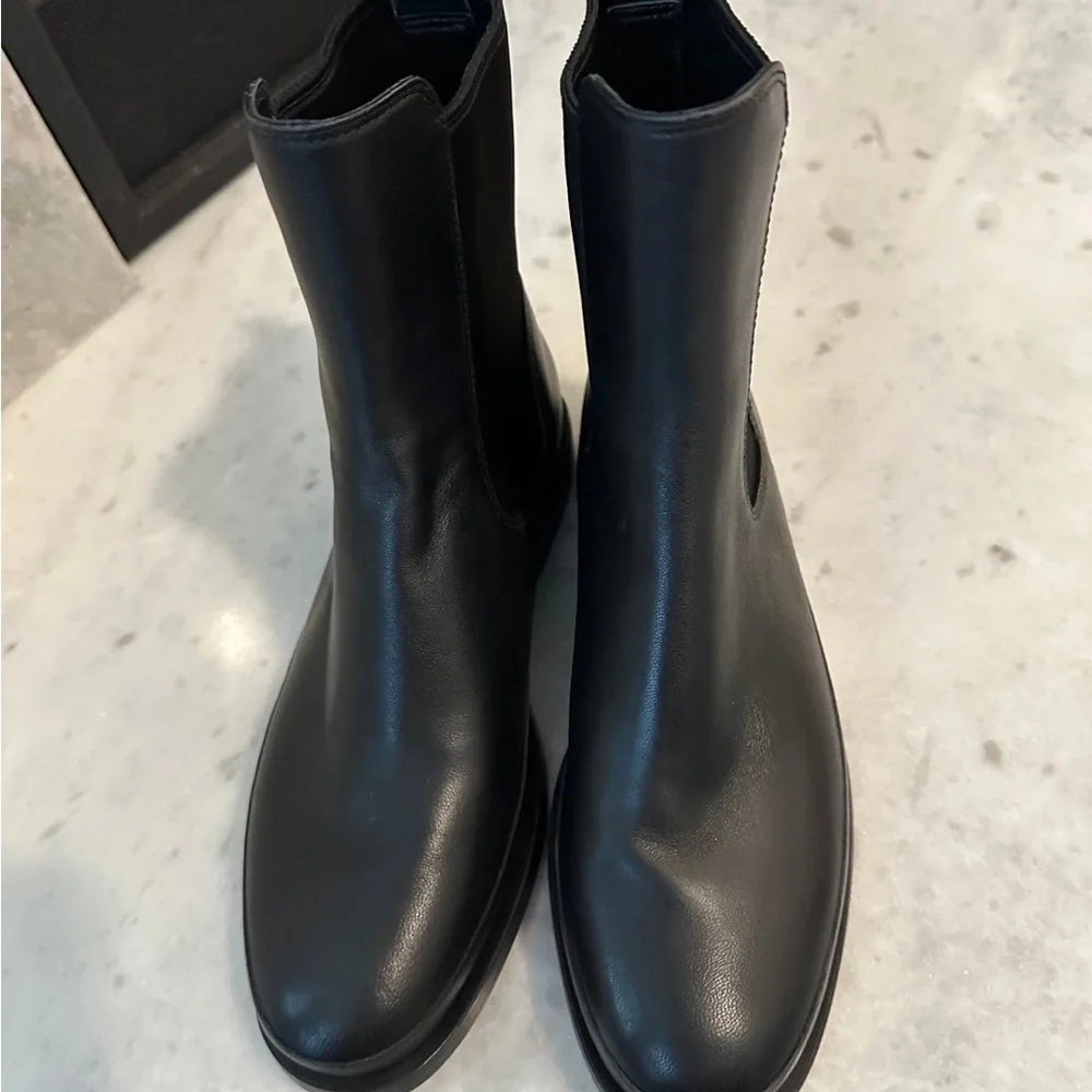Vince Cecyl Leather Ankle Boots